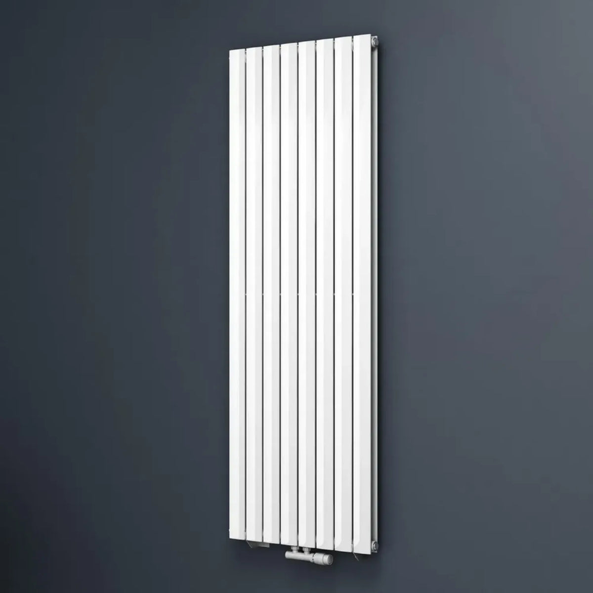 Radiateur Mural à Eau Chaude Central Blanc 180x61cm - Acier Double