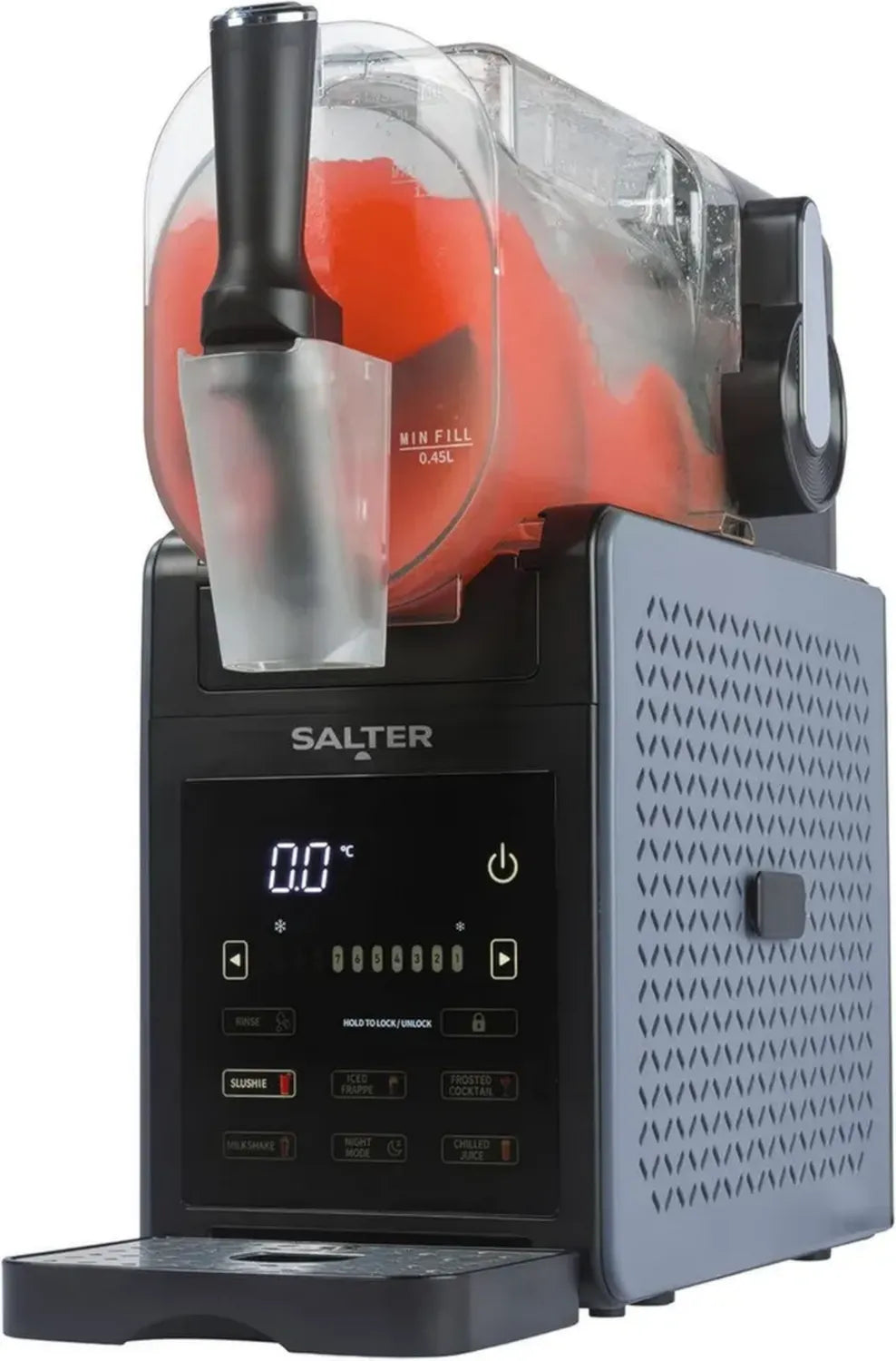 Machine à Granité Salter - Préparez des Cocktails, Milkshakes et Boissons Frappees, Capacité 2,5L, 5 Programmes, Affichage Digital, Conserve le Froid 12H