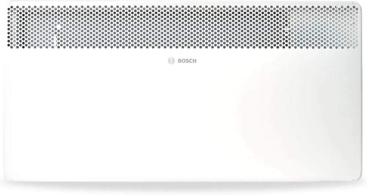 Convecteur Électrique Bosch 2500 W - Pour Pièces Jusqu'à 25 m² - Écran LED, Sécurité Enfant, Protection Surchauffe, Installation Facile