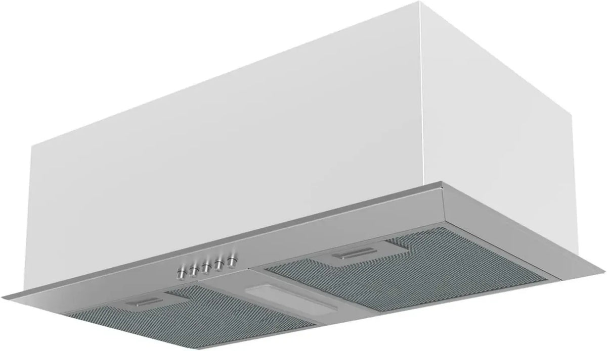 CATA GCB 55 X – Hotte Aspirante 55 cm en Inox, 3 Vitesses, Débit 371 m³/h, Éclairage LED, Filtre Métallique, Évacuation ou Recyclage