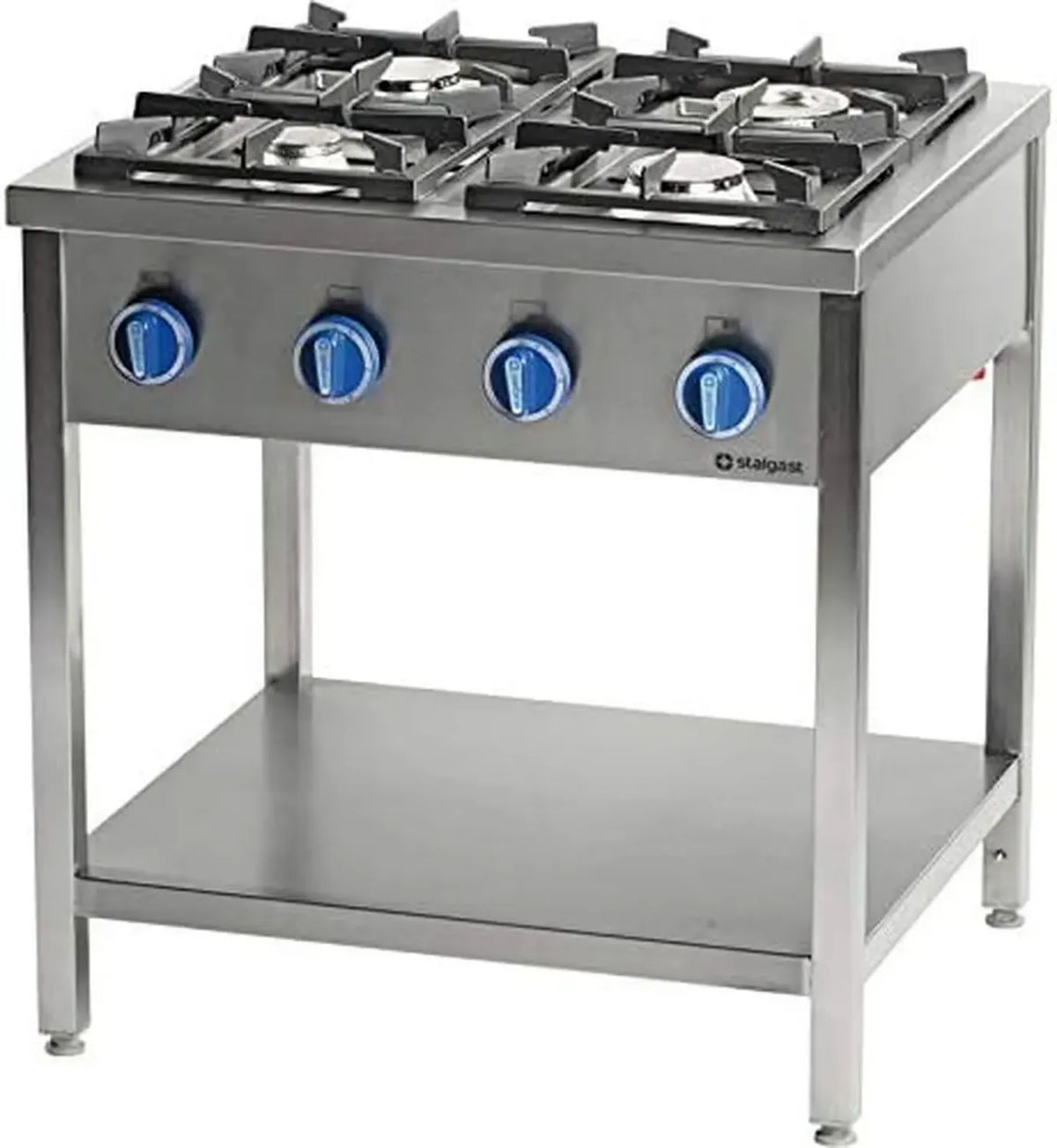 Plaque de Cuisson à Gaz 4 Feux 36 kW Acier Inoxydable - Stalgast Série 900