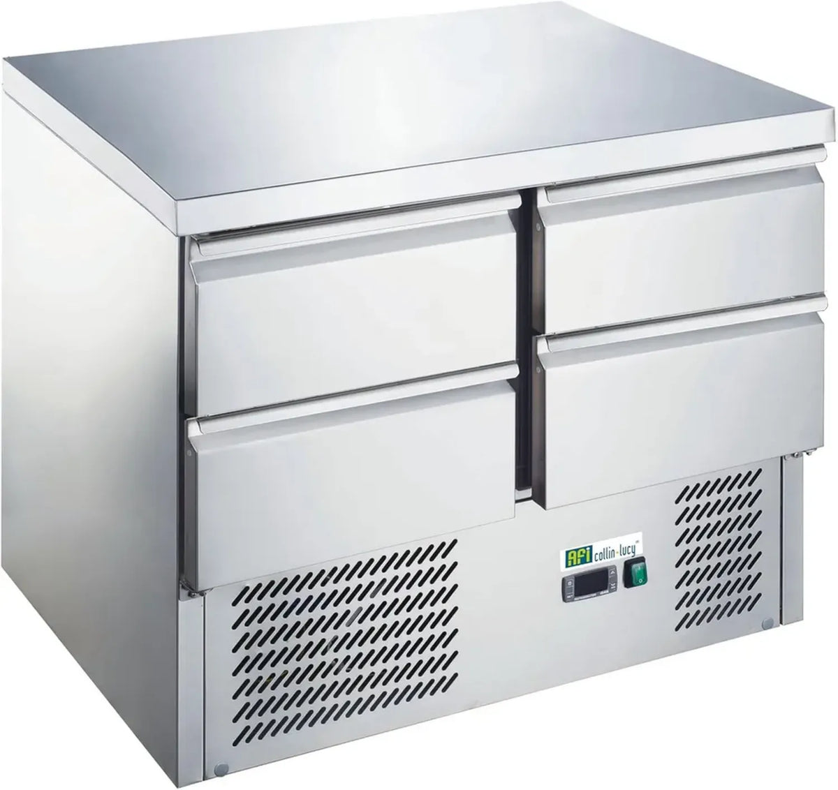Saladette Réfrigérée en Acier Inoxydable Star 700, 4 Tiroirs GN 1/1 - AFI Collin Lucy