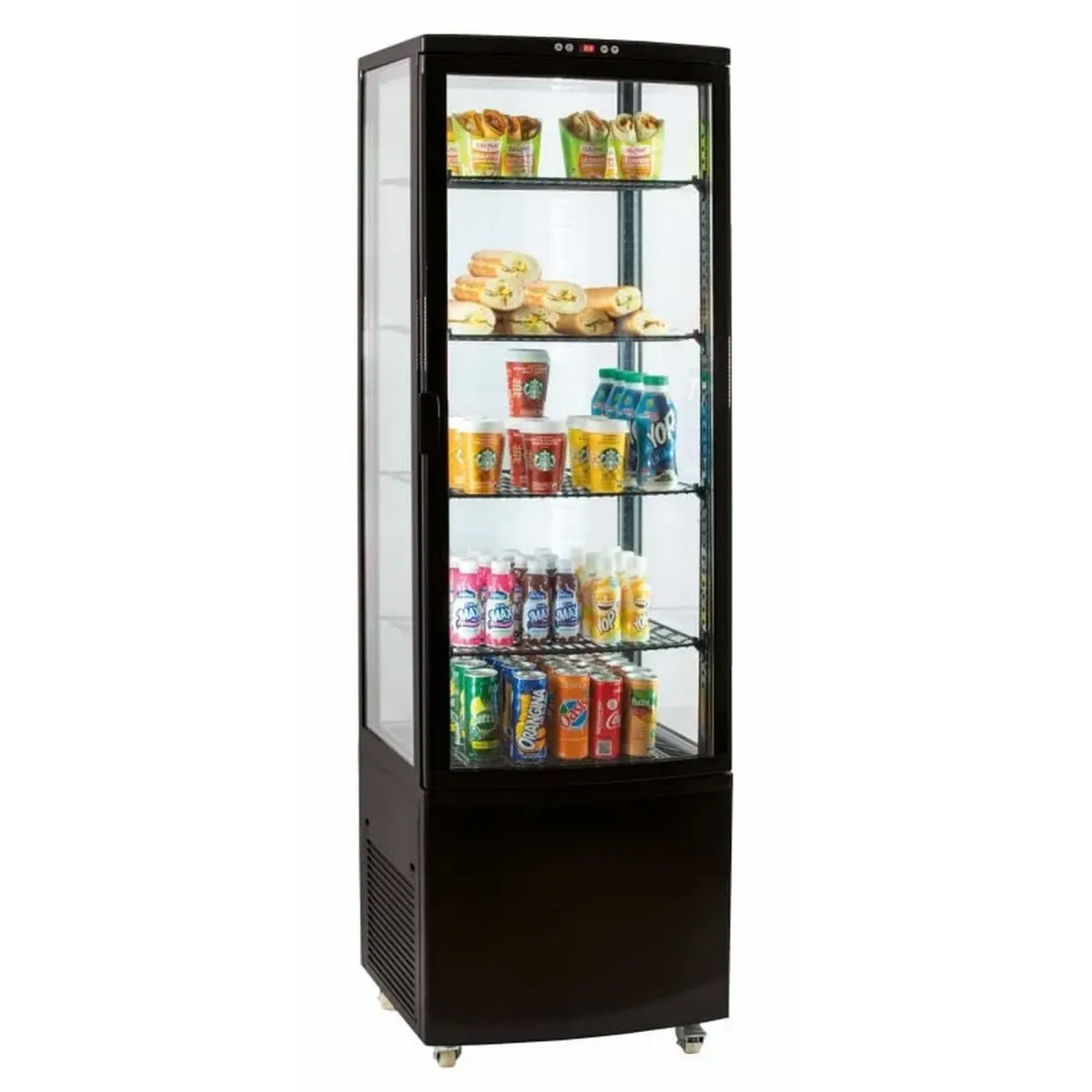 Casselin Vitrine Réfrigérée Positive 235L - Élégante et Fonctionnelle