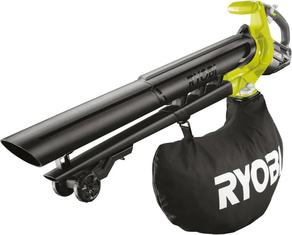 RYOBI - Souffleur Aspirateur Broyeur 18V One+ OBV18, 201 km/h, Sac 45L, Broyeur Intégré – Sans Batterie