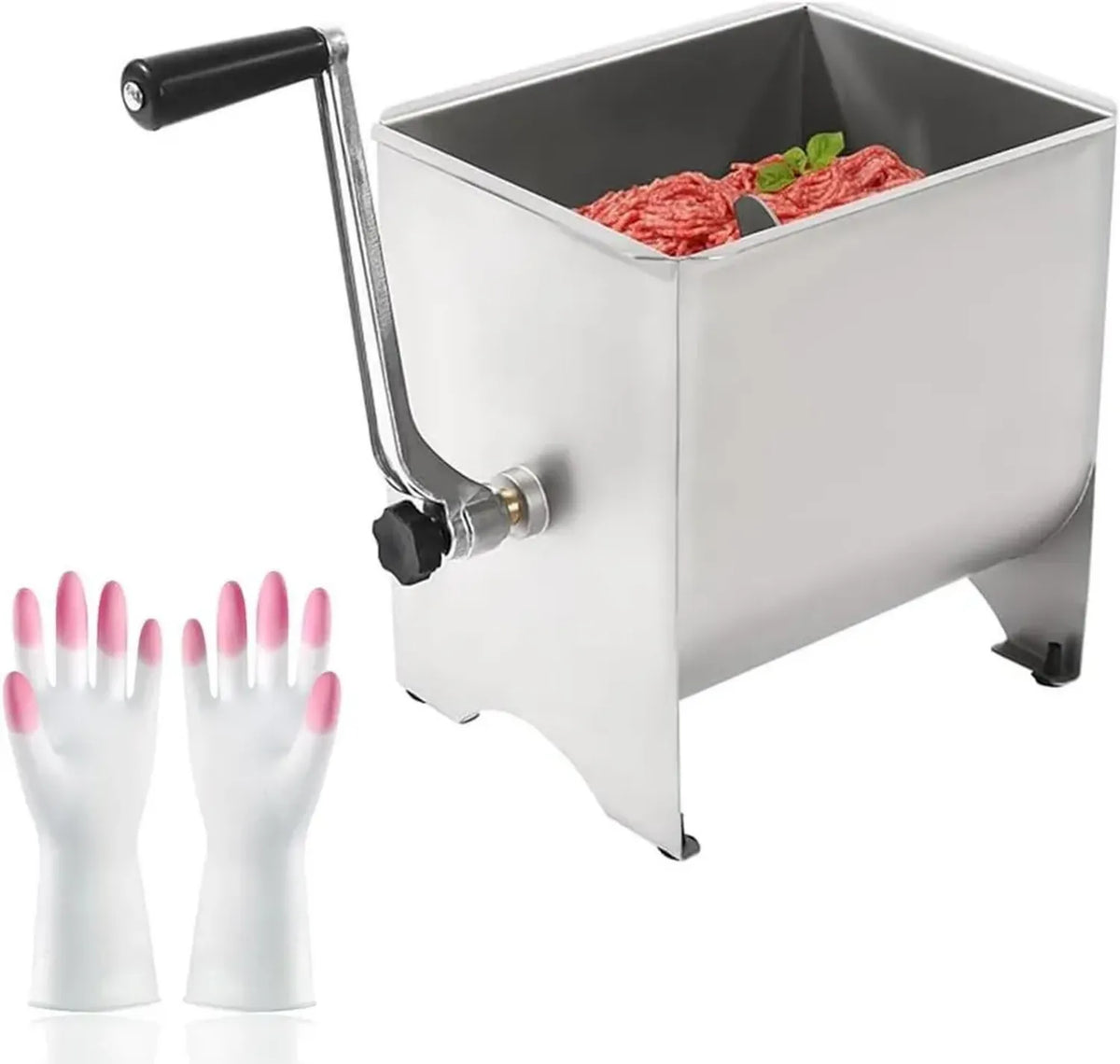Machine à hacher incliné multifonctionnelle pour saucisses avec couvercle robuste