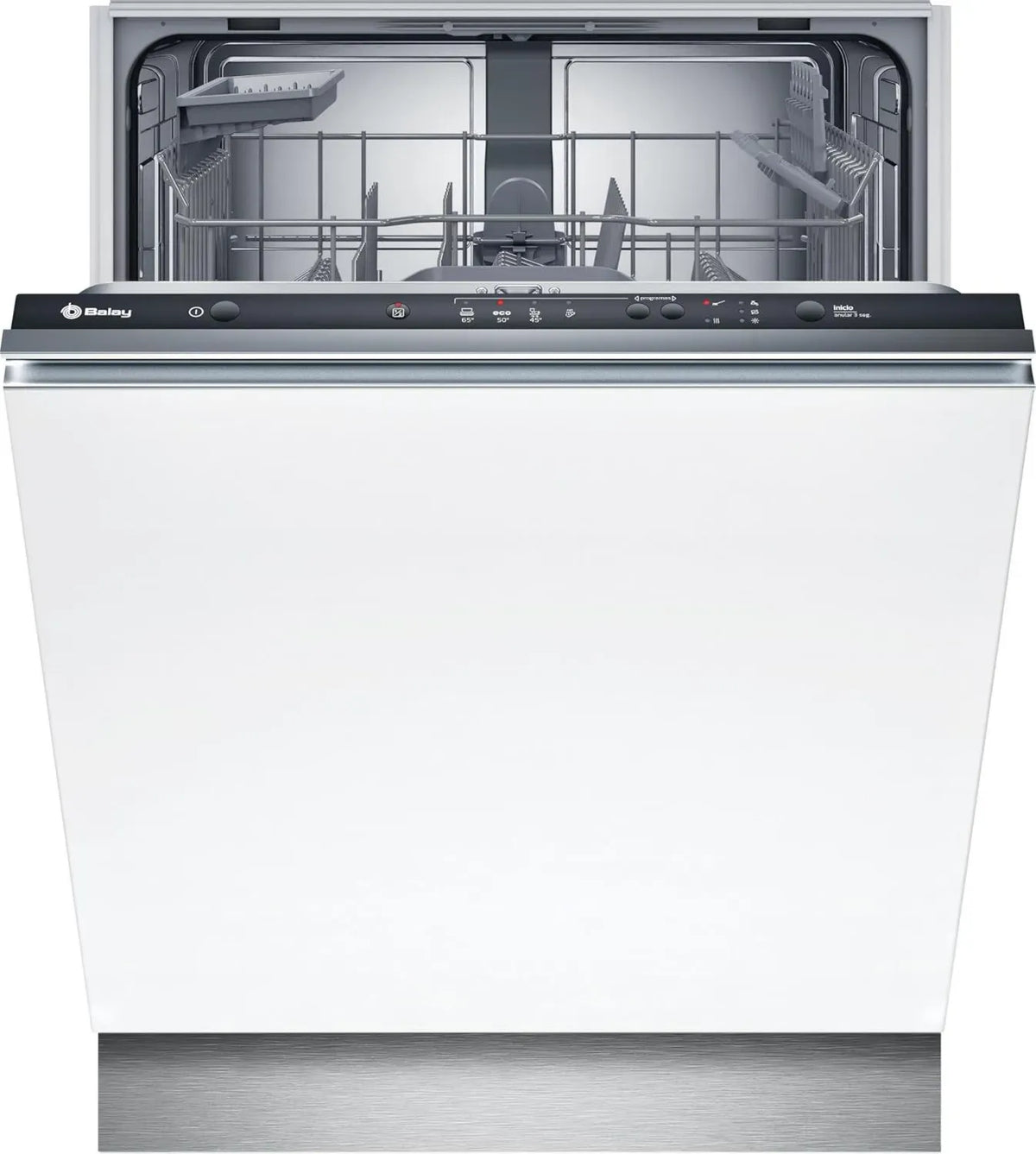 Lave-vaisselle Encastrable Balay 3VF304NP, 12 Couverts, Fonction Demi-Charge, Programme Rapide et Silencieux, 60 cm