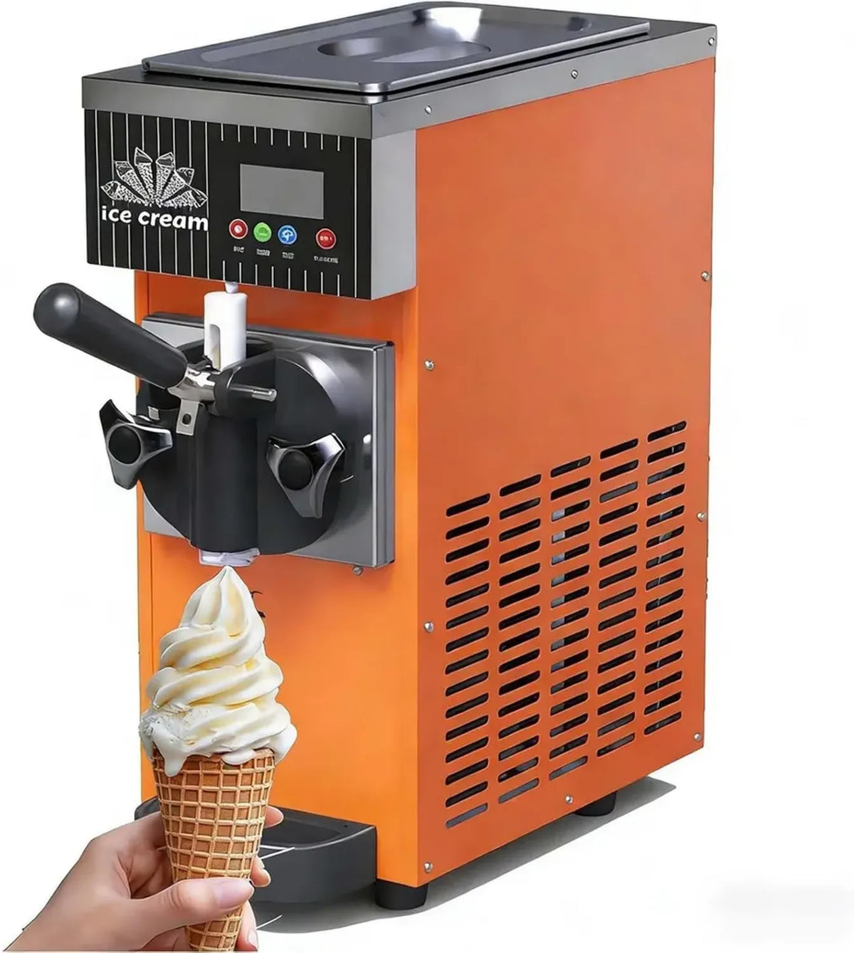 Supérieure Machine à Glace Douce avec Réservoir 2,5 L - Auto-nettoyage, Panneau LED Intuitif, Dureté Ajustable