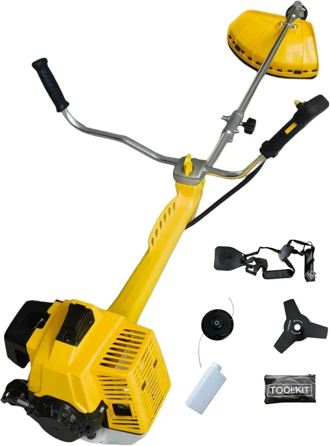Débroussailleuse Thermique 63cc Anti-Vibrations avec Accessoires Complets