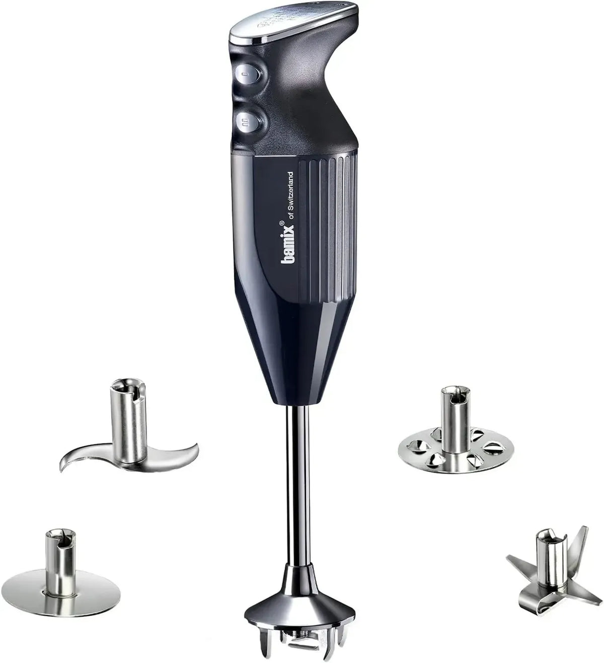 Mixeur Plongeant Bamix M350 MAXX, 300W, Accessoires Complets, Noir/Chrome