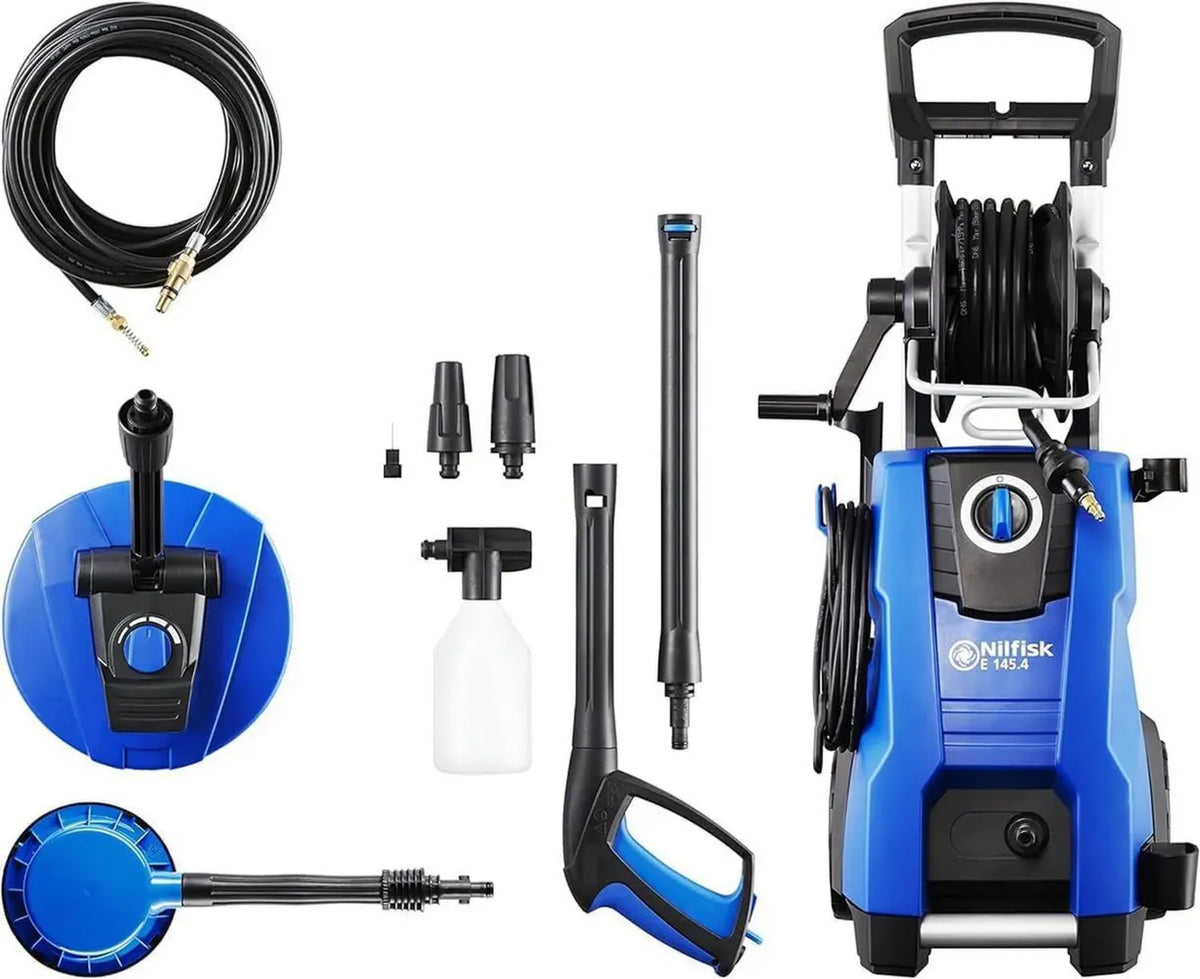 Nettoyeur Haute Pression Nilfisk E 145 Bars avec Kit Accessoires, 2100 W