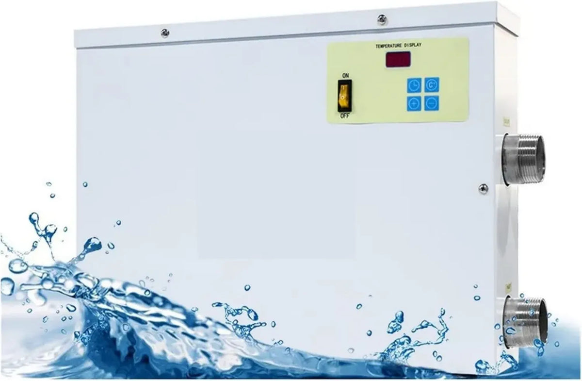 Pompe à chaleur numérique pour piscine et spa, 5,5 à 6,0 kW, Chauffe-eau électrique avec thermostat intégré