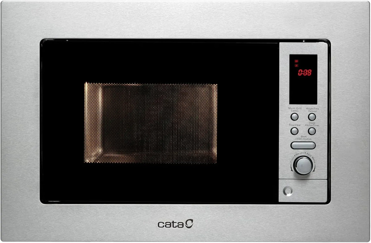 CATA MC 20 D ENC - Micro-ondes encastrable inox 20L avec gril 1000W et minuterie