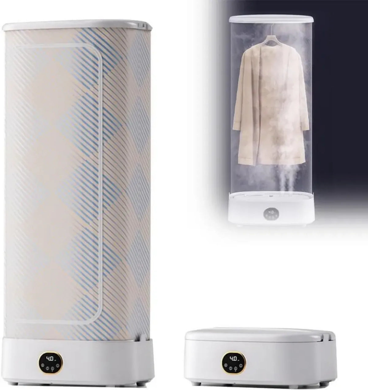 Défroisseur Vapeur Portable 1000W pour Voyage et Repassage Automatique