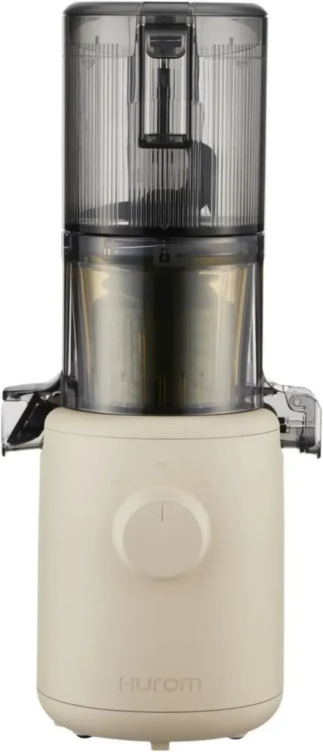 Extracteur de Jus HUROM H310A, Presse à Froid Silencieuse, Compacte et Facile à Nettoyer, 220ml, 100W, Sans BPA, Couleur Beige