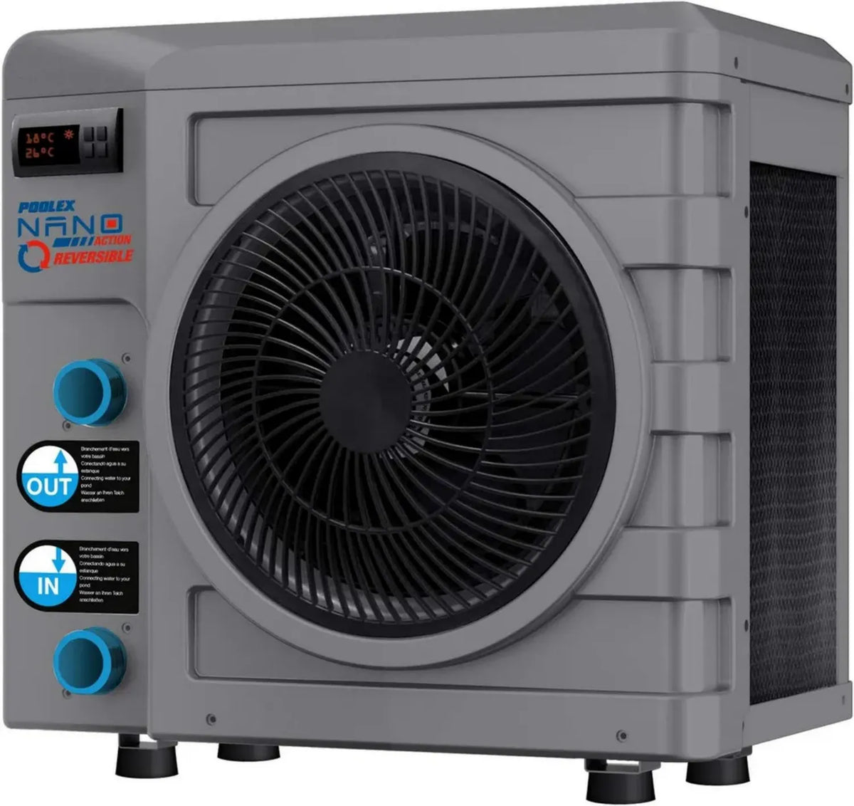 Pompe à Chaleur POOLEX Nano 5kW pour Piscines et Spas 20-35m3