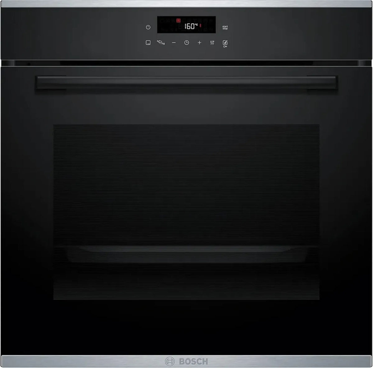 Bosch Four Encastrable 60x60 cm Pyrolyse Série 4, LED Touch, Air 3D, 10 Programmes, Noir