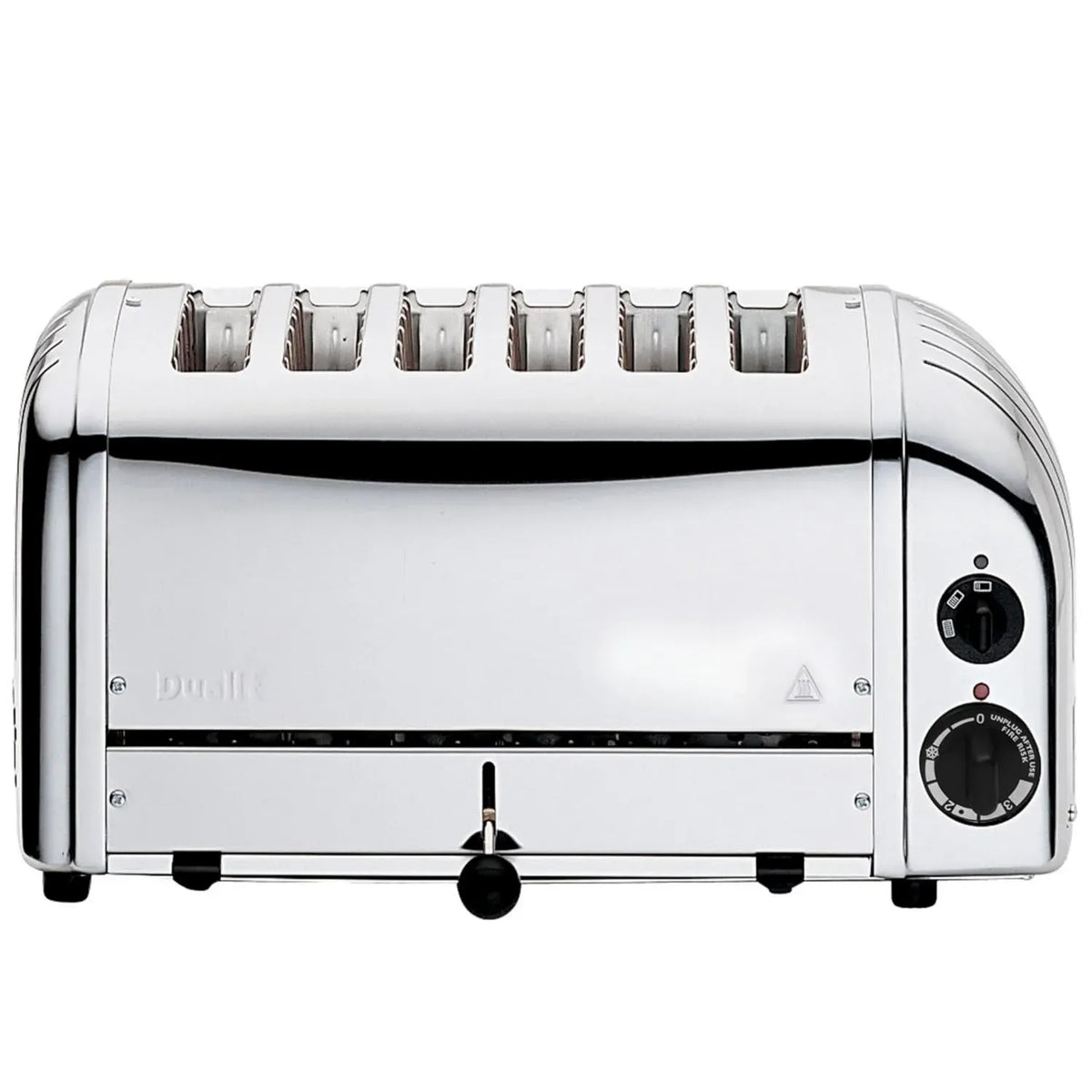 Dualit Vario Grille-pain 6 Tranches Inox avec Sélecteur de Fentes