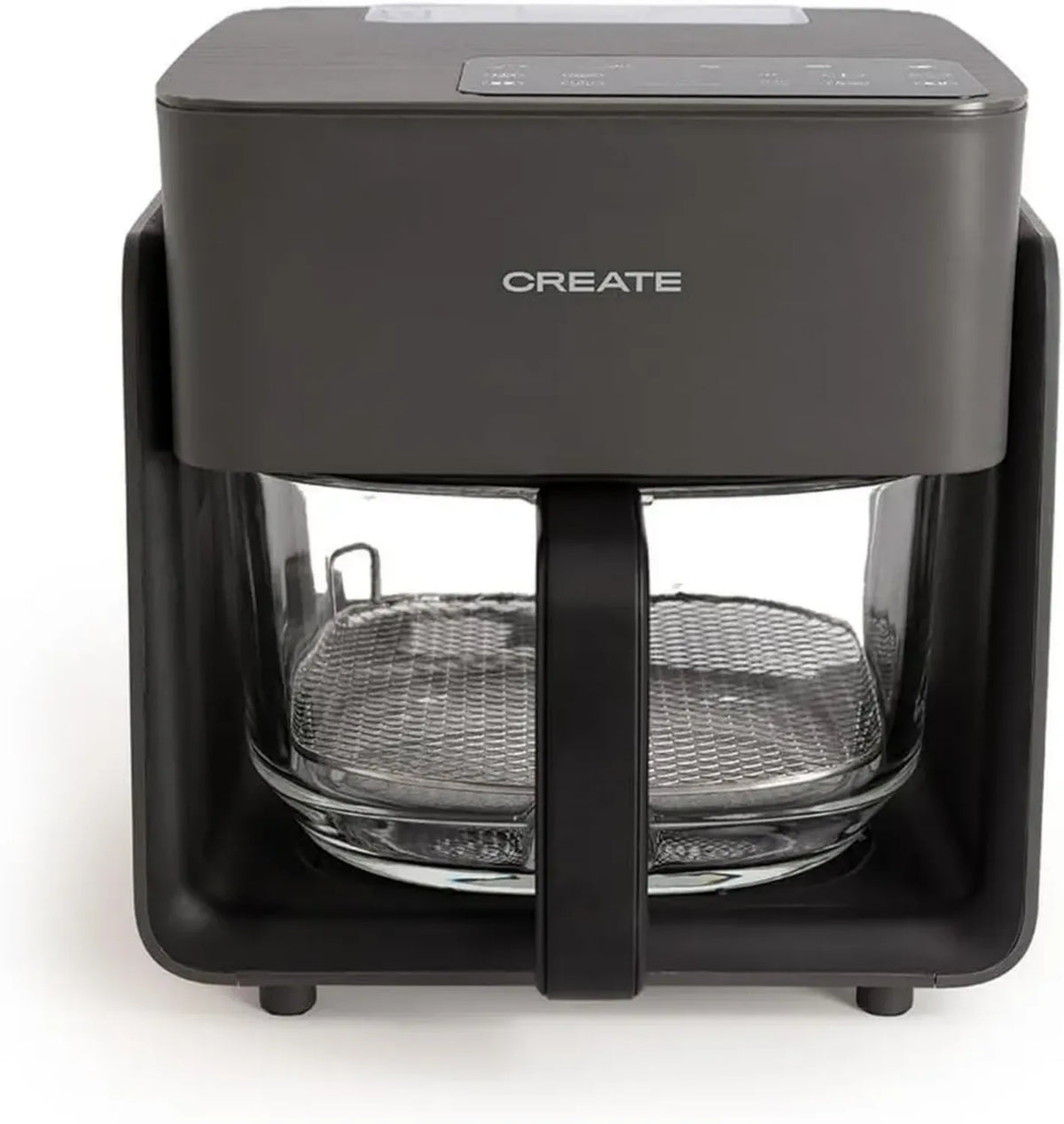 Friteuse à Air CREATE Crystal 4,2 L, 6 Programmes, Noir, 1300W