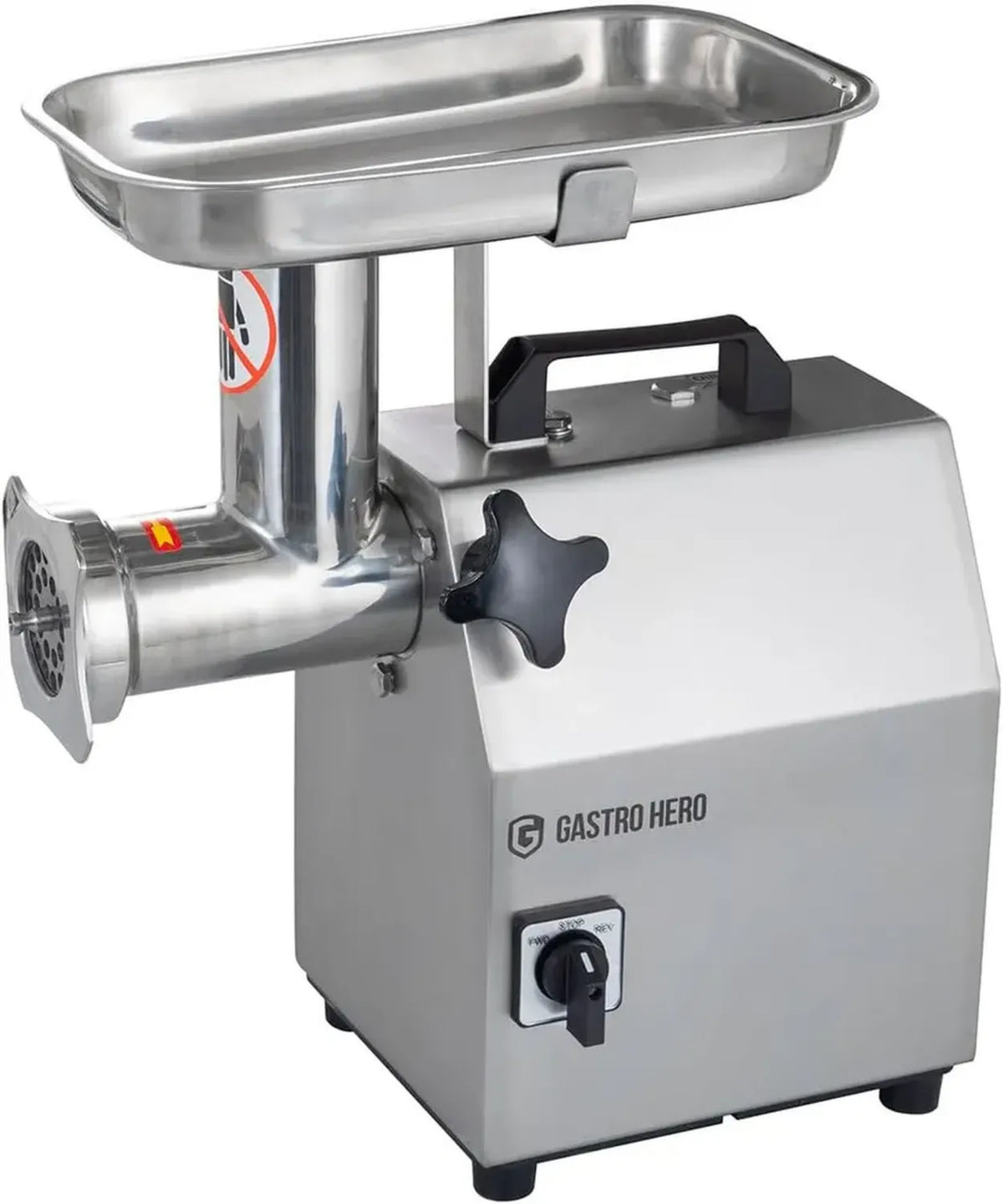 Hachoir à Viande Acier Inoxydable 120 kg/h avec Disques 6 et 8 mm