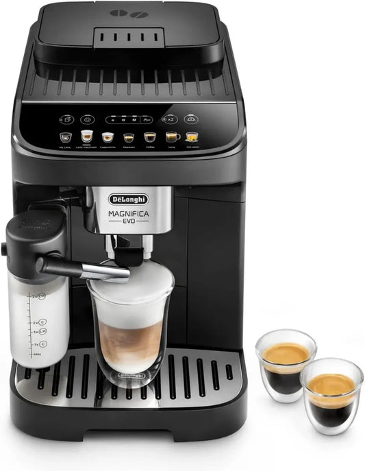 De'Longhi Magnifica Evo, Expresso et Cappuccino Automatique, Broyeur Intégré, Modèle Noir