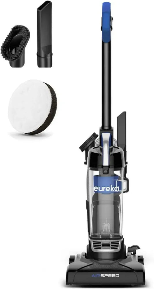 Aspirateur Vertical Sans Sac Puissant Eureka NEU10AE5 pour Tapis et Sol, Ultra-Léger avec Filtre de Rechange, Bleu