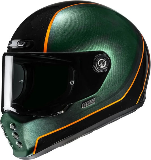 Casque Intégral Moto HJC V10 HODU MC47 XS - Sécurité et Style