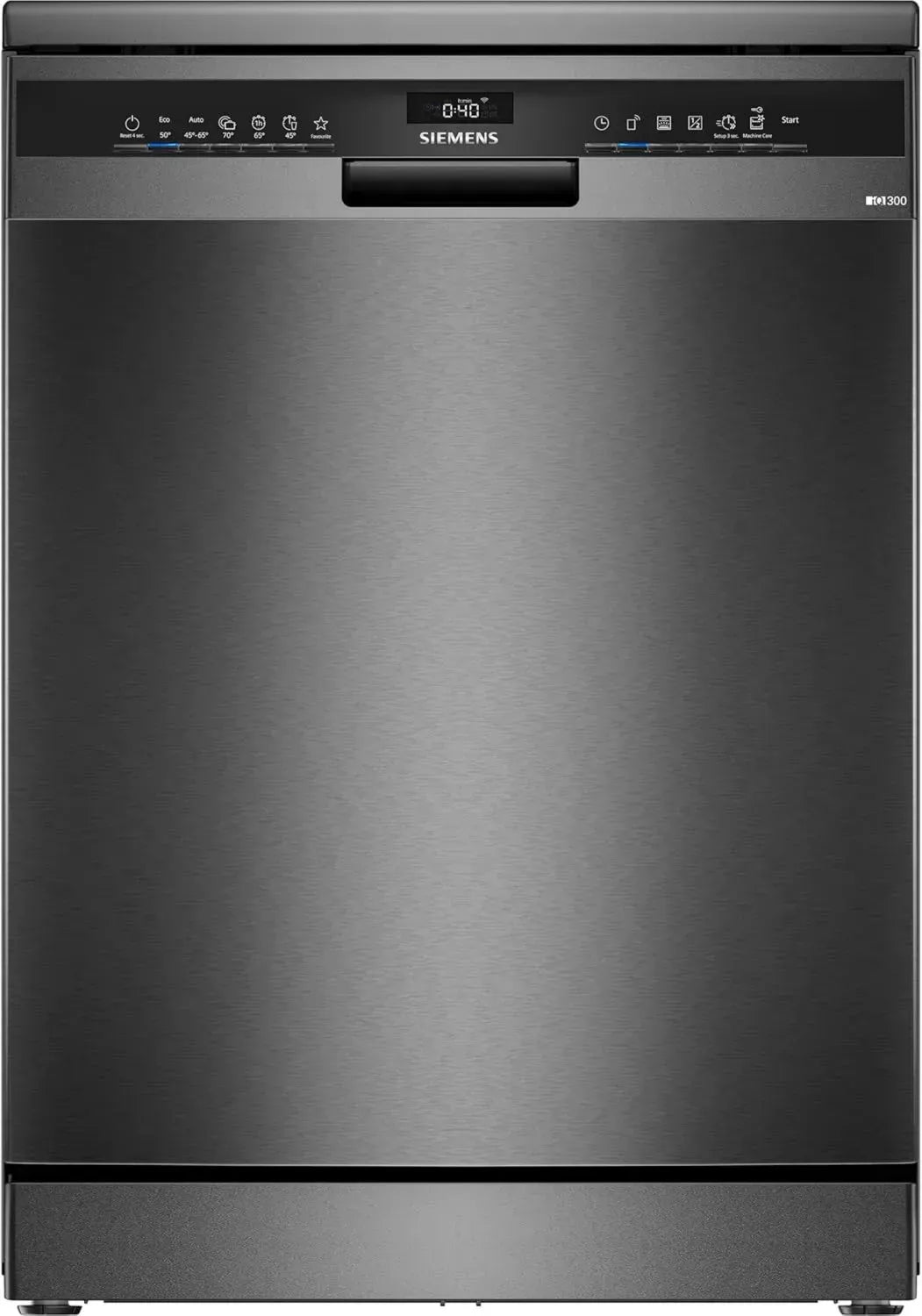 Lave-vaisselle Siemens 60 cm iQ300 SN23EC03ME, varioSpeed Plus, Acier Noir