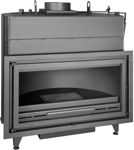 Chaudière à bois H110 pour chauffage central, 38,5 kW, efficace à 83,8 %, pour surfaces jusqu'à 400 m²