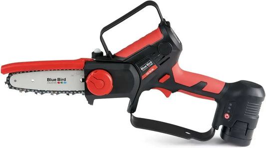 Sécateur Tronçonneuse à Batterie Blue Bird CS 22-06 avec Barre de 13 cm et 2 Batteries 2,5 Ah