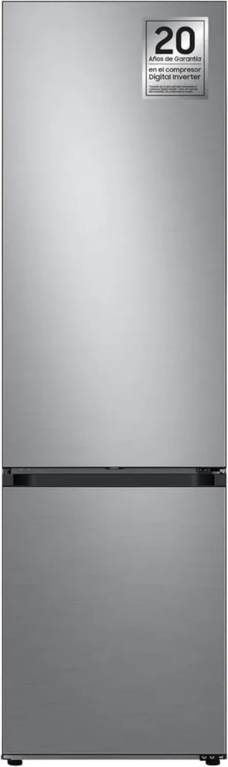 Réfrigérateur Samsung RB38C7B6BS9 avec congélateur inférieur, 387L, Inox