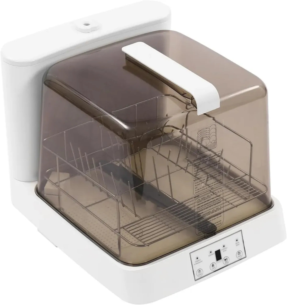 Lave-vaisselle compact portable avec réservoir de 6 L, idéal pour camping et petits espaces