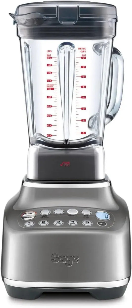 Blender Haute Performance Sage 2400W, 4 Programmes Automatiques, 5 Vitesses, 2L - Couleur Hickory
