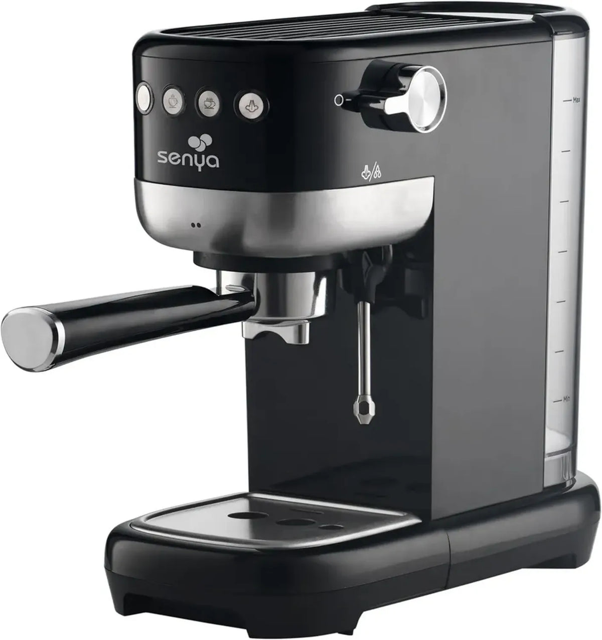 Machine à Expresso Senya 20 Bars, 1300W avec Mousseur et Arrêt Automatique