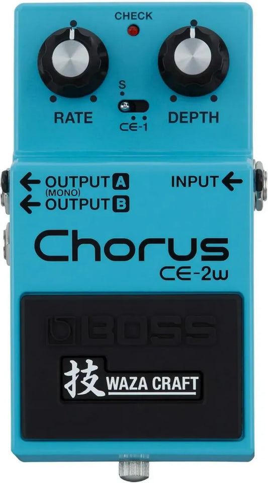 BOSS Waza Craft CE-2W Chorus - Pédale d'Effet Guitare Haut de Gamme