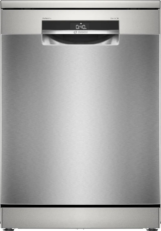 Lave-vaisselle Bosch Série 6, 60cm, Acier inoxydable anti-traces, Pose libre
