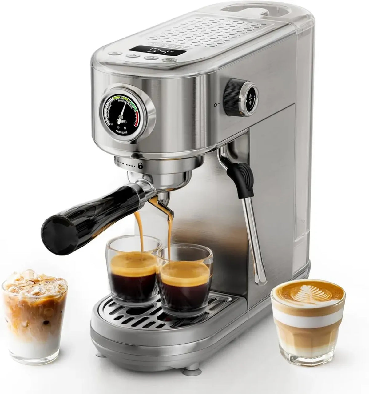 Machine à expresso programmable avec réglage de température HIBREW