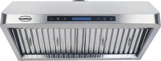 Hotte de Cuisine Professionnelle Inox avec Moteur 900 mm - Combisteel