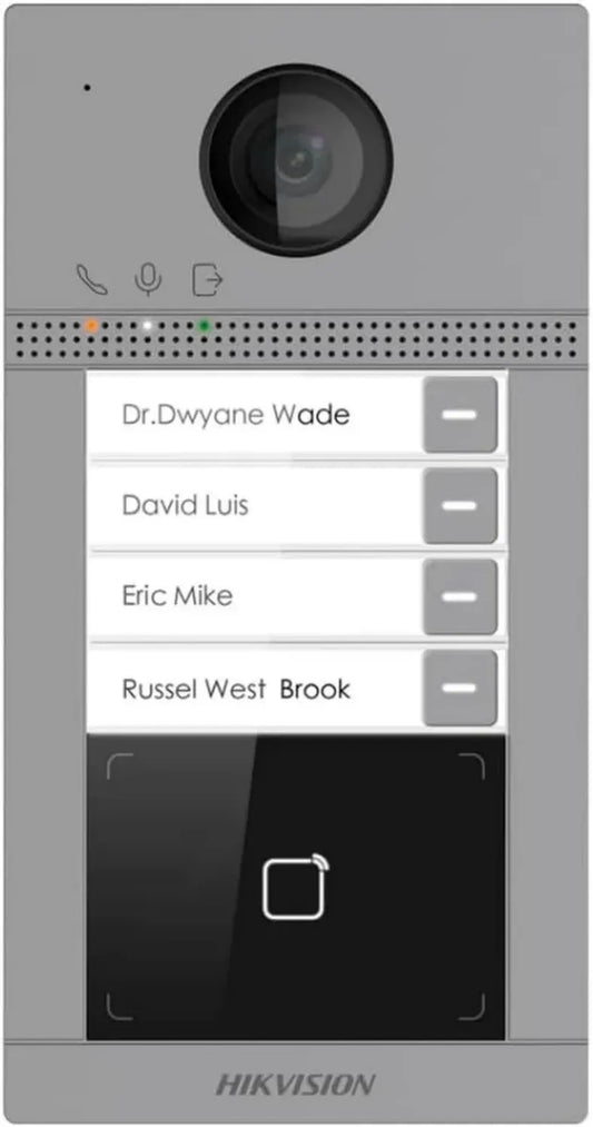Interphone Vidéo Hikvision DS-KV8413-WME1 avec Technologie Avancée pour Sécurité Domestique