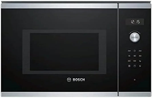 Four à micro-ondes encastrable avec grill BOSCH - Acier inoxydable - 25L - 900W