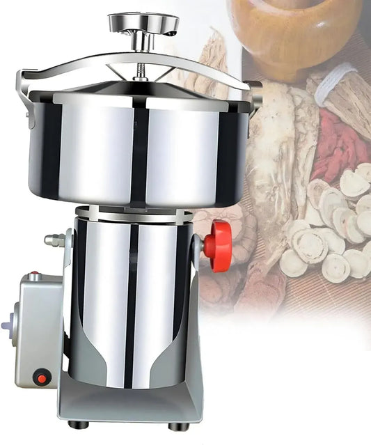 Moulin à grains électrique en acier inoxydable 1500g pour épices, herbes, céréales et café