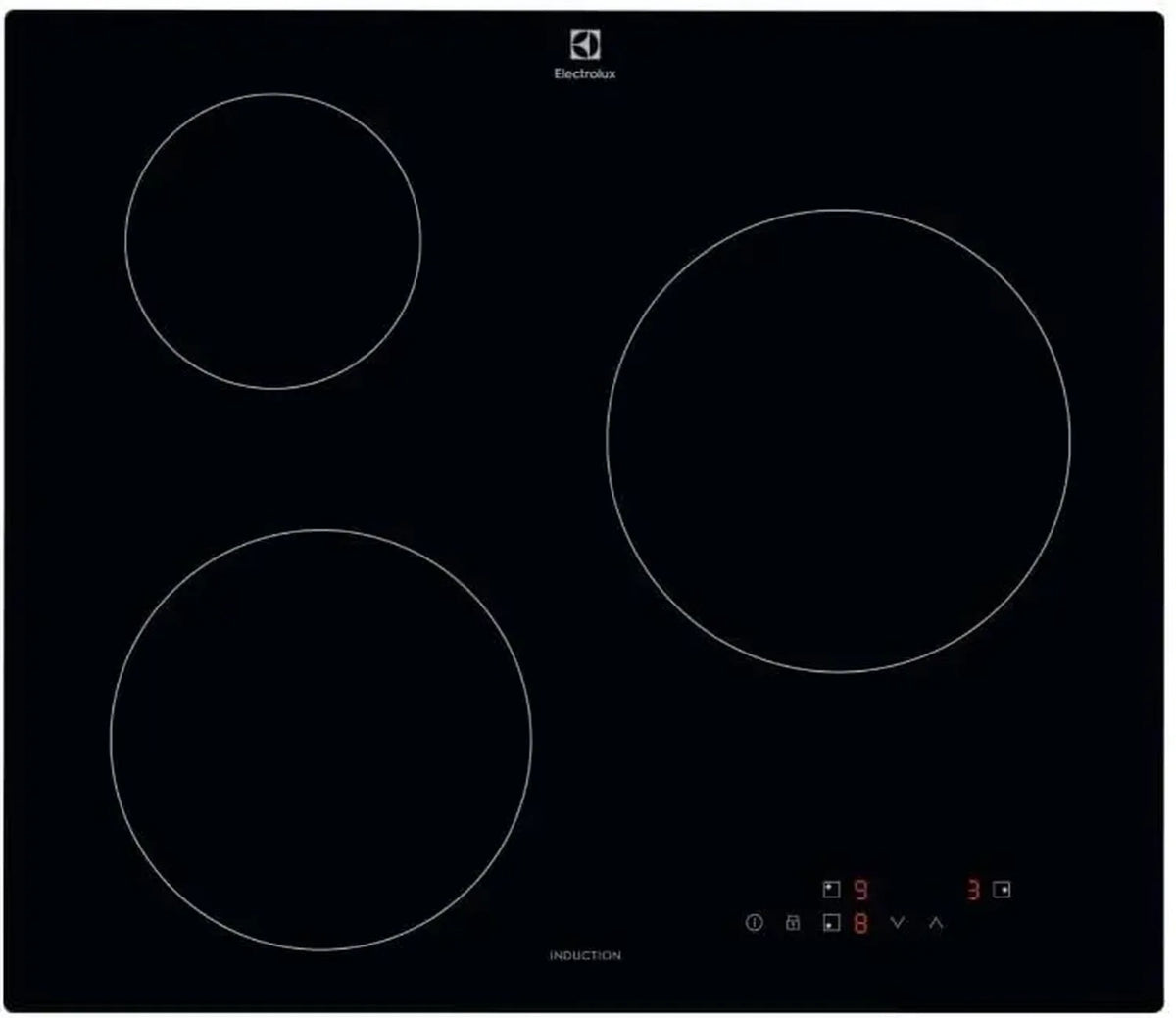 Plaque à Induction Electrolux 60 cm, 3 Zones, PowerBoost, Chauffage Rapide