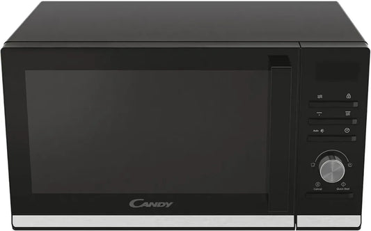 Four Micro-ondes Candy Moderna 20L avec Gril, 700W, Décongélation, 11 Niveaux, 19 Menus, Noir