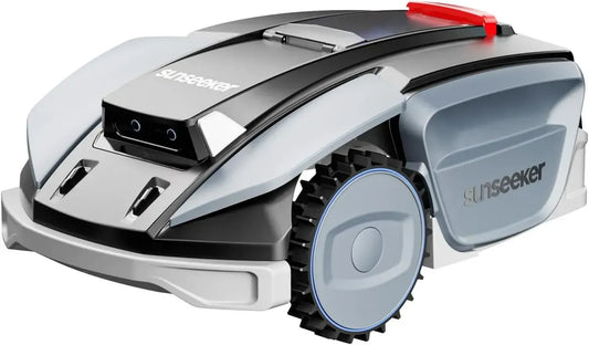 Robot Tondeuse Sunseeker S5 AWD avec Navigation Intelligente, 1600 m², Inclinaison jusqu'à 60%, RTK et Vision, Cartographie IA, Multi-Zones, Évitement d'Obstacles, Contrôle par Application