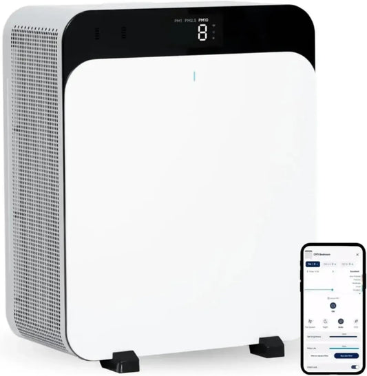 Purificateur d'air BLUEAIR Classic Pro CP7i pour grands espaces, efficace contre allergènes, virus et bactéries