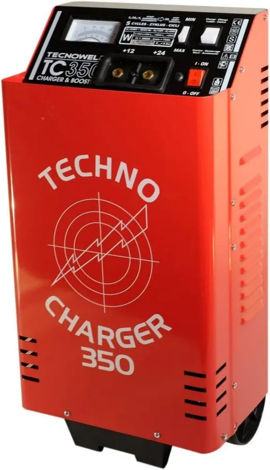 Chargeur de Batterie 12V/24V TC350 - 600Ah - Auto, Camion, Utilitaire - Modes Lent & Rapide - Sécurité Anti-surcharge