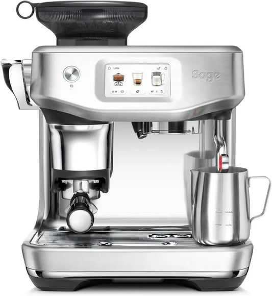 Machine à Expresso Connectée avec Mousseur Automatique et Broyeur - Technologie Cold Brew Intégrée