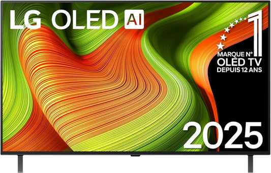 Téléviseur OLED 48 pouces LG OLED48B5 avec Processeur α8 AI 4K Gen2, Dolby Vision & Atmos, Compatible Alexa