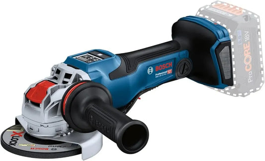 Meuleuse Angulaire Sans-fil Bosch 18V BITURBO GWX 18V-15 PSC, 1500W, avec X-LOCK, Poignée Anti-vibration, Capots Inclus