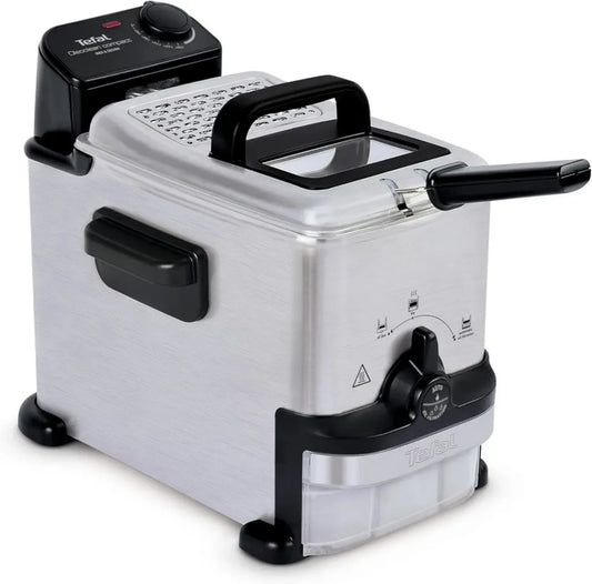 Friteuse Tefal Oleoclean 2L, Filtration Active, Nettoyage Aisé, Thermostat Ajustable