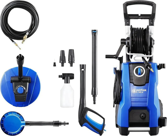Nettoyeur Haute Pression Nilfisk E 145 Bars avec Kit Accessoires, 2100 W